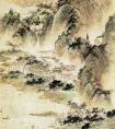 黄向坚《点苍山色图》 黄向坚国画作品-清