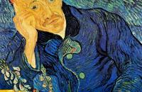 前500幅世界名画（35）-梵高《加歇医生的肖像》 梵高油画作品-荷兰