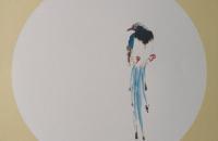 红嘴蓝鹊和紫藤的画法