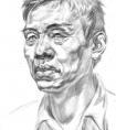 中老年素描人头像步骤