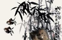 写意荷花、菊花、牡丹、葫芦小品画步骤图