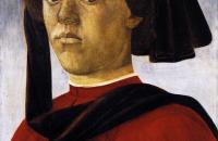 桑德罗·波提切利（Sandro Botticelli，意大利画家，1445-1510）作品-–一个年轻人的肖像