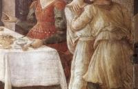 菲利波·里皮（Filippo Lippi ，1406-1469，意大利画家）作品-希律的盛宴：莎乐美的舞蹈（详细）2