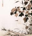 蒋廷锡《芙蓉鹭鸶图》 蒋廷锡国画作品-清