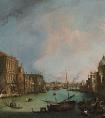 卡纳莱托的《威尼斯里亚托桥的大运河》作品