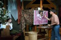 前1000幅世界名画-《模特与油画》丹尼尔夫捷哈兹 美国