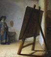 伦勃朗的《画室》作品