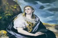 前1000幅世界名画-《忏悔的的抹大拉》格列柯 西班牙