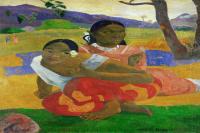 前500幅世界名画-高更《结婚》 高更油画作品-法国