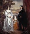 凡・代克的《詹姆斯伯爵及夫人和孩子》作品