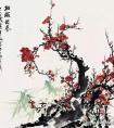 梅花画法教程：《红梅放春》画法与步骤