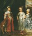 凡・代克的《查理一世的三个孩子》作品