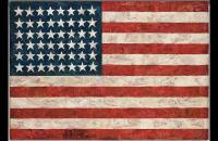 前500幅世界名画-贾斯培 · 琼斯《旗帜》