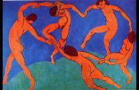 前500幅世界名画-亨利·马蒂斯（Henri Matisse）（1869-1954）-《舞蹈》油画作品