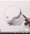 视频：素描静物橙子的画法