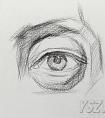 素描眼睛的结构画法