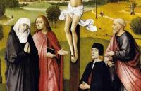 耶罗尼米斯·博斯（Hieronymus Bosch）作品-与捐赠者一起被钉十字架