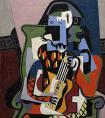 毕加索《音乐家》作品- 西班牙