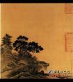 贾师古《岩关古寺图》国画作品（南宋）