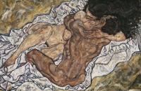 前500幅世界名画-埃贡・席勒作品《拥抱》作品欣赏