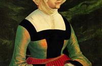阿尔布雷希特·阿尔特多夫(Albrecht Altdorfer)作品-一个女人的肖像