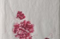 《富贵有余》——牡丹花和金鱼的画法