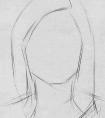 正面女生头像素描教程