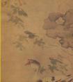 孙隆的《芙蓉游鹅图》作品 明