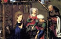 雅克·达雷特（Jacques Daret ，1404-1470，荷兰画家）作品-耶稣诞生