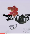 写意荔枝茶壶的画法