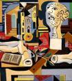 毕加索《工作室里的石膏像》作品- 西班牙