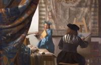 前500幅世界名画-维米尔的《维米尔的画室》作品