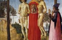彼得罗·佩鲁吉诺（Pietro Perugino，意大利）-参加两个不公平绞刑的圣杰罗姆