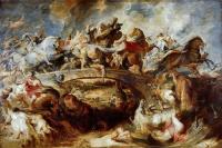 前1000幅世界名画-《亚马逊之战》 彼得保罗鲁本斯 - 布面油画
