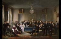 《富朗索瓦-纪尧姆·安德里厄在法国喜剧院朗读》，1847年，富朗索瓦-约瑟夫·厄尔姆