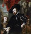 鲁本斯的《鲁本斯与他的儿子阿尔伯特》作品